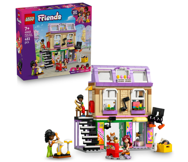 LEGO Friends 42653 Sklep muzyczny i mieszkanie - 1331623 - zdjęcie 2